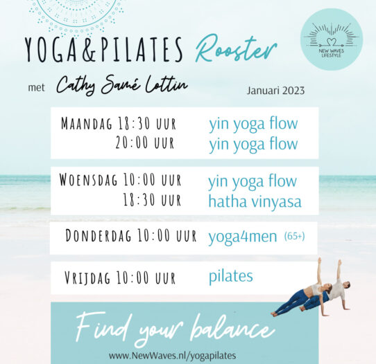 yin hatha Yoga pilates rooster Cathy Same Lottin Breukelen Scheendijk NewWaves lifestyle
